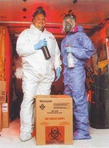 ABT's President Jerry Turner and an employee.
