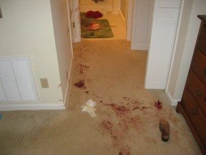 Blood injury cleanup in Georgia