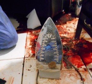 Buffalo blood cleanup